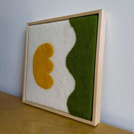 Schilderij van wolvilt - Flowers 8